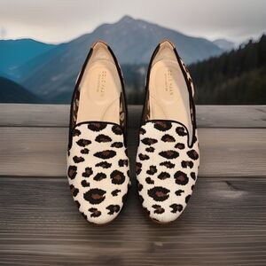 Cole Haan GrandSeries 360 Classic Loafer Flats Cheetah Print Women's Sz 9c